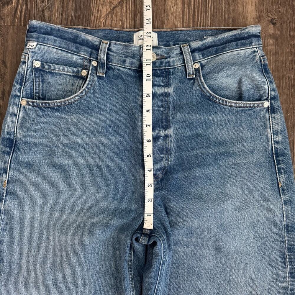 Citizens of Humanity Ayla Raw Hem Crop Jeans in Doheny Wash Size 29 - Picture 12 of 15